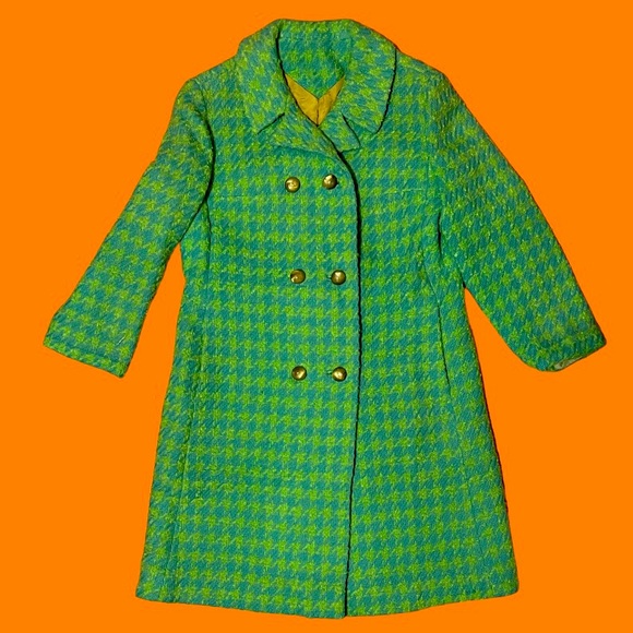 Beautiful women’s vintage tweed coat in houndstooth pattern. - Picture 1 of 4